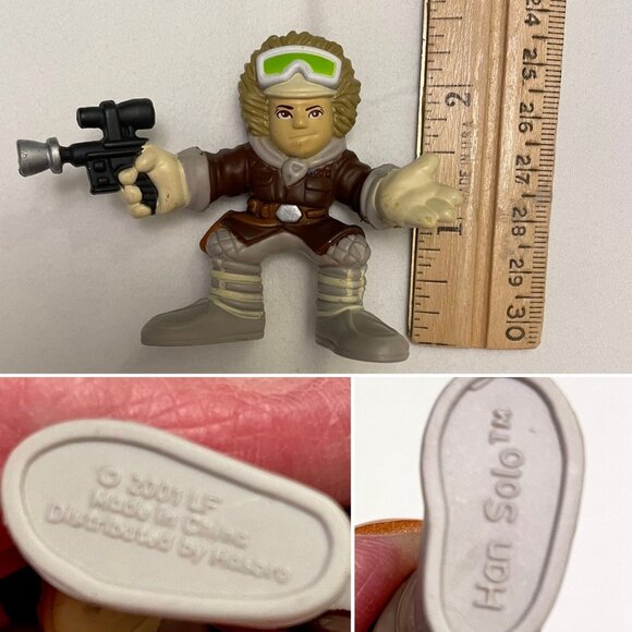 2001 Star Wars Galactic Heroes Empire Strikes Back -Battle Hoth-5 Action Figures - Picture 8 of 14